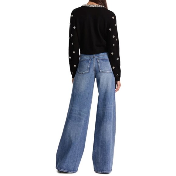 Alice and Olivia Dollie Embellished Cardigan Sweater - Picture 6 of 6